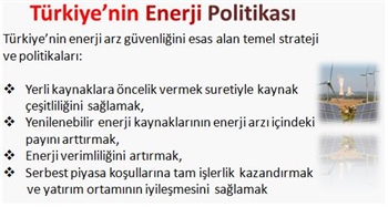 Türkiye'nin Enerji Politikası